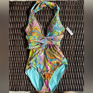 Trina Turk Multicolor One Piece Swimsuit
